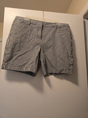Lands End Checkered Shorts